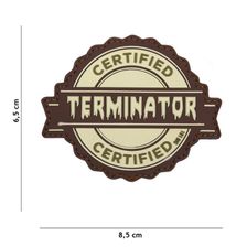 Embleem 3D PVC Terminator coyote