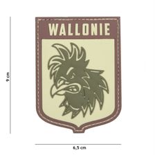 Embleem 3D PVC Wallonie multi