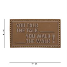 Embleem 3D PVC You Talk, The Talk Coyote