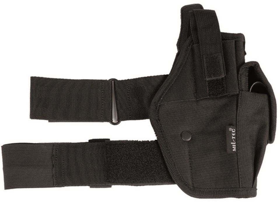Beenholster Mil-Tec rechts zwart