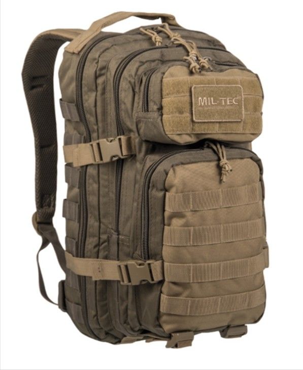 Rugzak US Assault 20 liter groen/Coyote