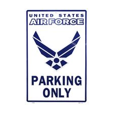 Metalen plaat 28 bij 42, Air Force Parking Only