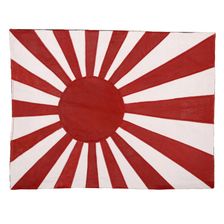 Leren vlag embleem Japan (Oorlogsvlag)