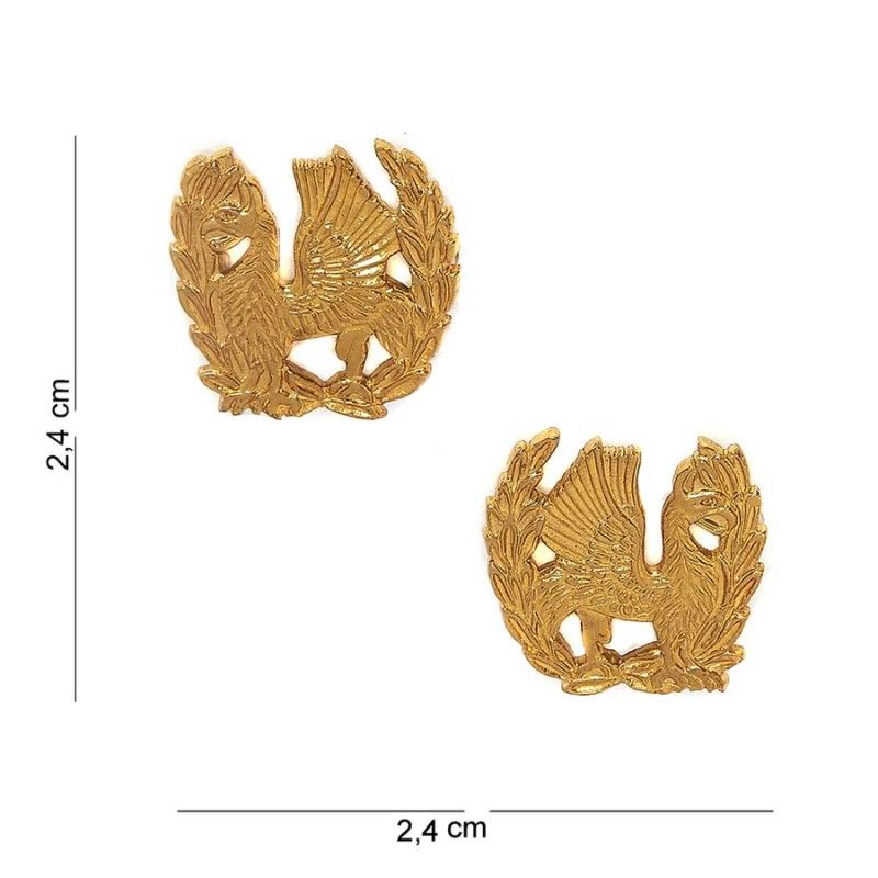 Embleem metaal Aviation setje van 2