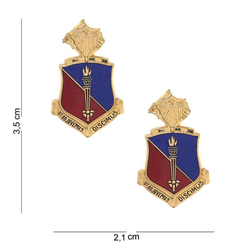 Embleem metaal UTAD Juvemus Discimus setje á 2 st.