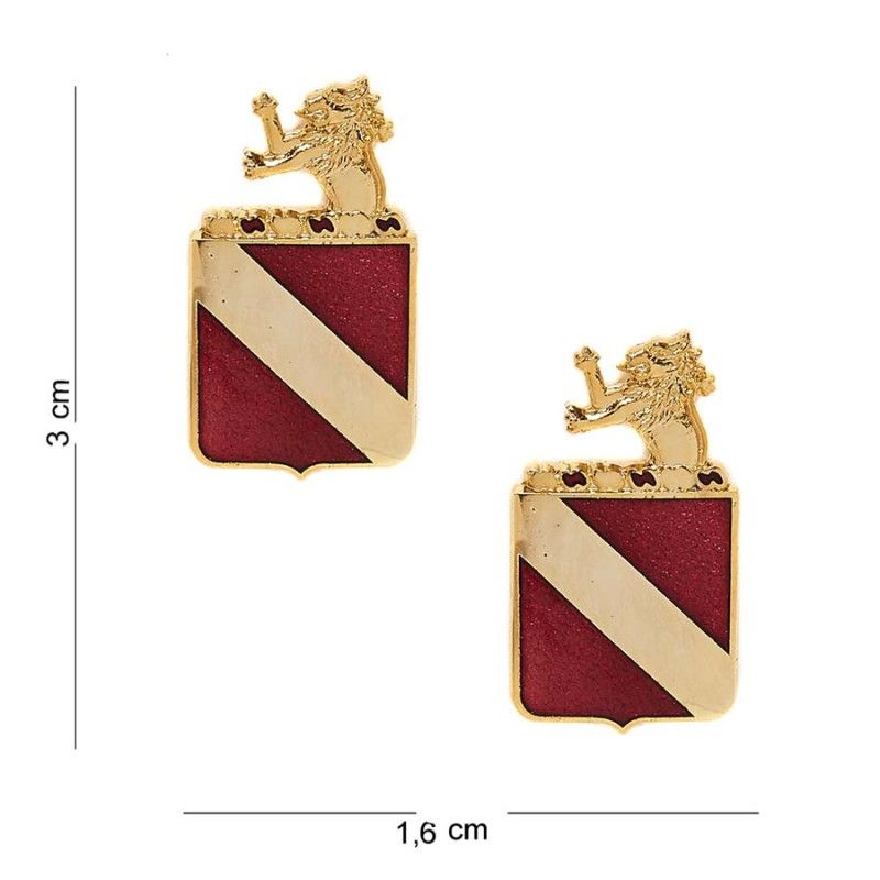 Embleem metaal 35th Field Artillery