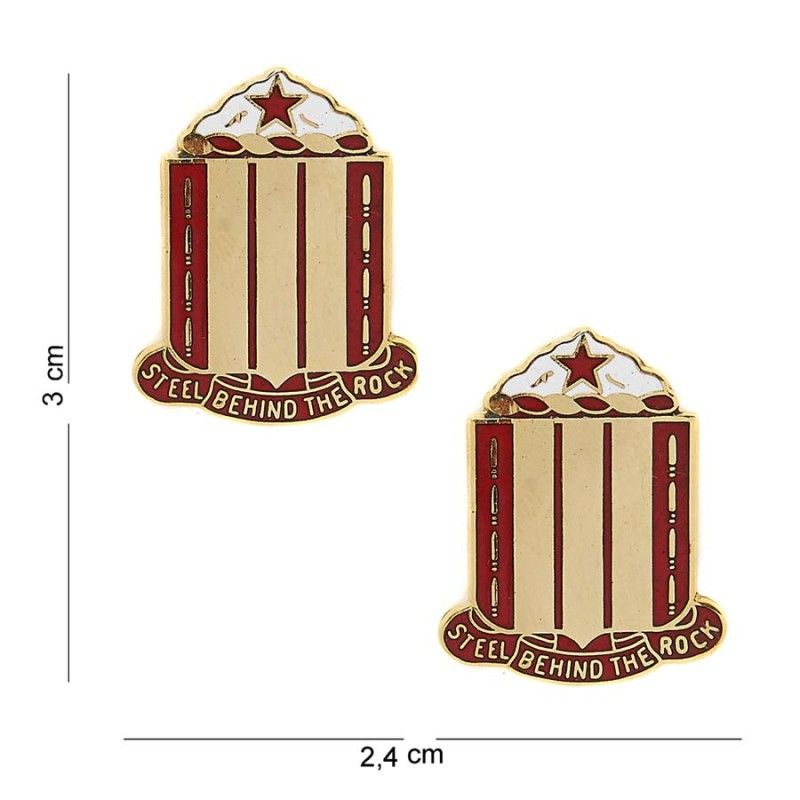 Embleem metaal 38th Field Artillery Regiment Steel