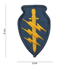 Embleem stof US Army S.F. zwaard