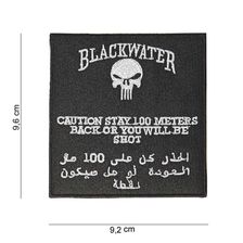 Embleem stof Blackwater 100 mtr.
