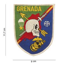 Embleem stof Grenada (schild)