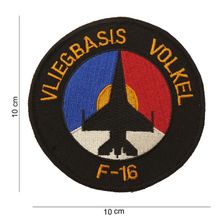 Embleem stof Vliegbasis Volkel F-16