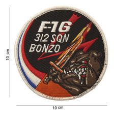 Embleem stof F-16 312 SQN Bonzo