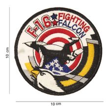 Embleem stof F-16 Fighting Falcon USA