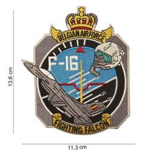 Embleem stof Belgian Air Force F-16 (vliegtuig)