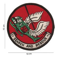 Embleem stof search and rescue