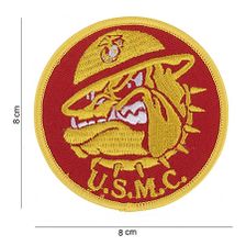 Embleem stof USMC Bulldog
