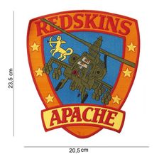Embleem stof Redskins Apache (groot)