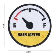 Embleem stof Beer Meter met klittenband