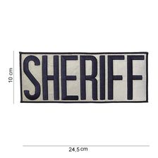 Embleem stof Sheriff (groot)
