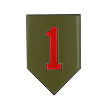 Metalen logo 1st Infantry Division