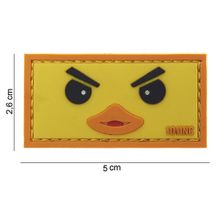 Embleem 3D PVC Duckface #10091 geel 
