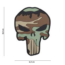 Embleem 3D PVC Punisher #19056 woodland