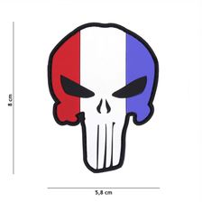 Embleem 3D PVC Punisher #9005 Frankrijk
