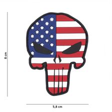 Embleem 3D PVC Punisher #13080 USA