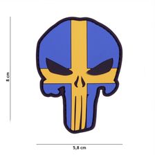 Embleem 3D PVC Punisher #9004 Zweden