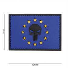 Embleem 3D PVC Punisher EU #13102 blauw 
