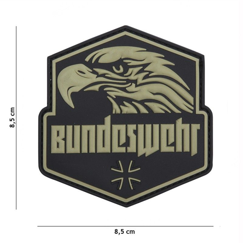 Embleem 3D PVC Bundeswehr #20075 groen 