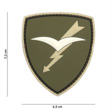Embleem 3D PVC Paratroopers Brigade Folgore #20063 groen 