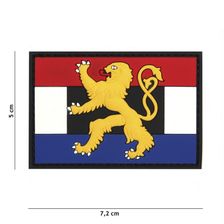 Embleem 3D PVC Benelux vlag in kleur