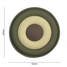Embleem 3D PVC Italian Air Force woodland