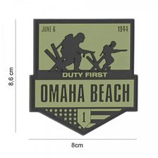 Embleem 3D PVC Omaha Beach #7122