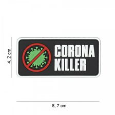 Embleem 3D PVC Corona Killer #8090