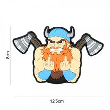 Embleem 3D PVC Angry Viking