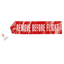 Veiligheidslint remove before flight rood