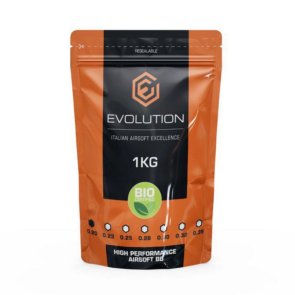 Airsoft BB's Evolution High Performance 0.20 gram, 5000 stuks