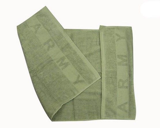 Handdoek Army groen 