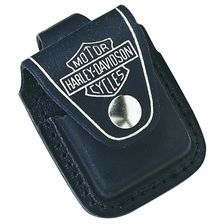 Zippo tasje Harley-Davidson zwart