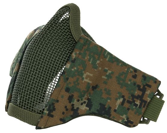 Airsoft gezicht masker Mesh Digi camo