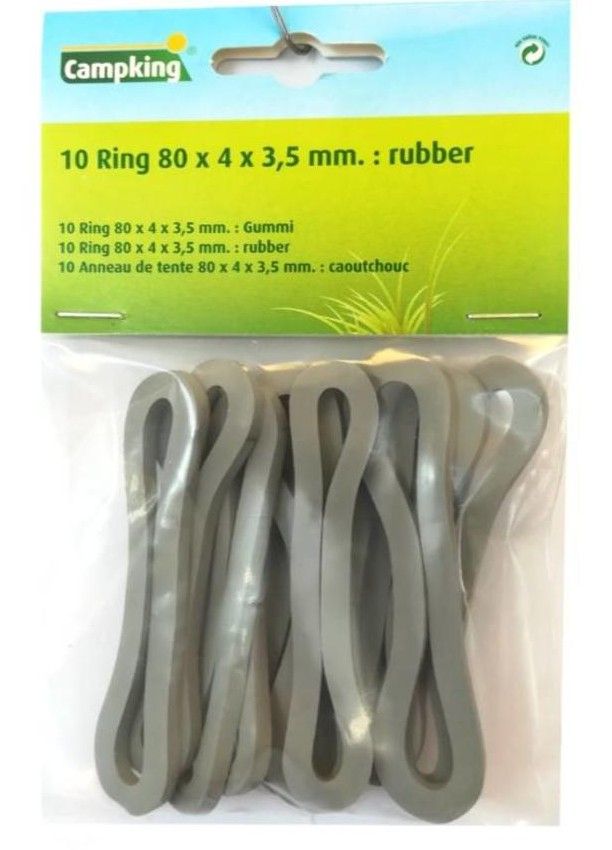 Tent elastiek 8 cm 10 stuks