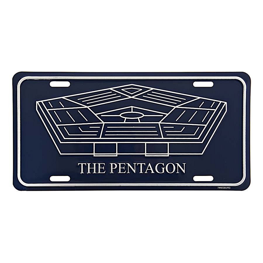Nummerplaat PENTAGON