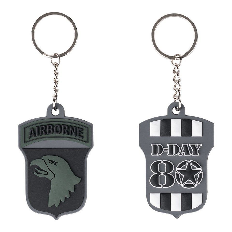 Sleutelhanger 3D PVC D-Day 80 Airborne Subdued