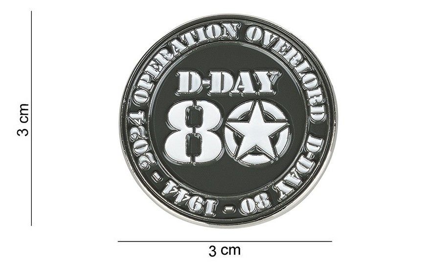 Embleem metaal D-Day 80 pin Operation Overlord
