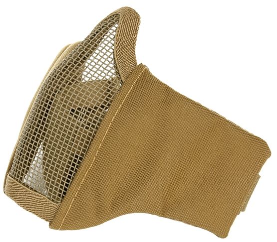 Airsoft gezicht masker Mesh Coyote