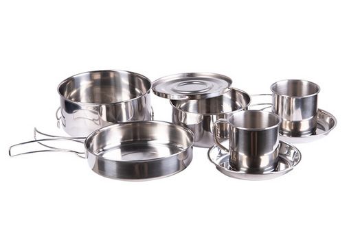 Pannenset RVS 8-delig