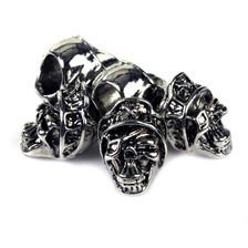 Skull set zilver/chroom #2148-6