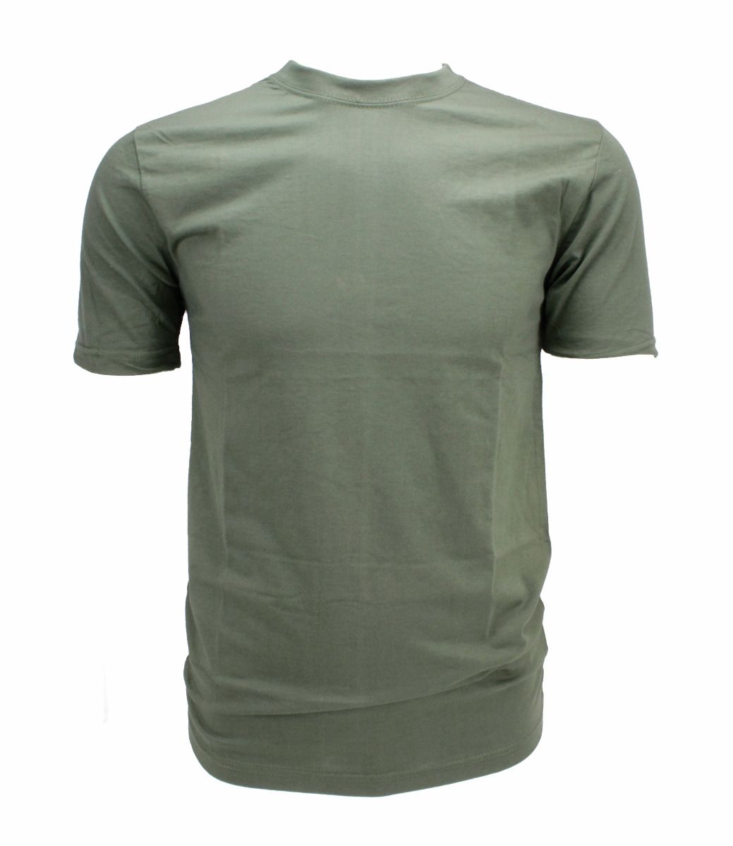 Effen T-shirt Fostex groen